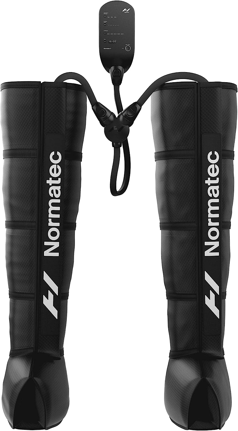 Featured Image for Hyperice Normatec 3 – Recovery System with Patented Dynamic Compression Massage Technology (Normatec 3 Standard Size Legs) FSA-HSA Approved